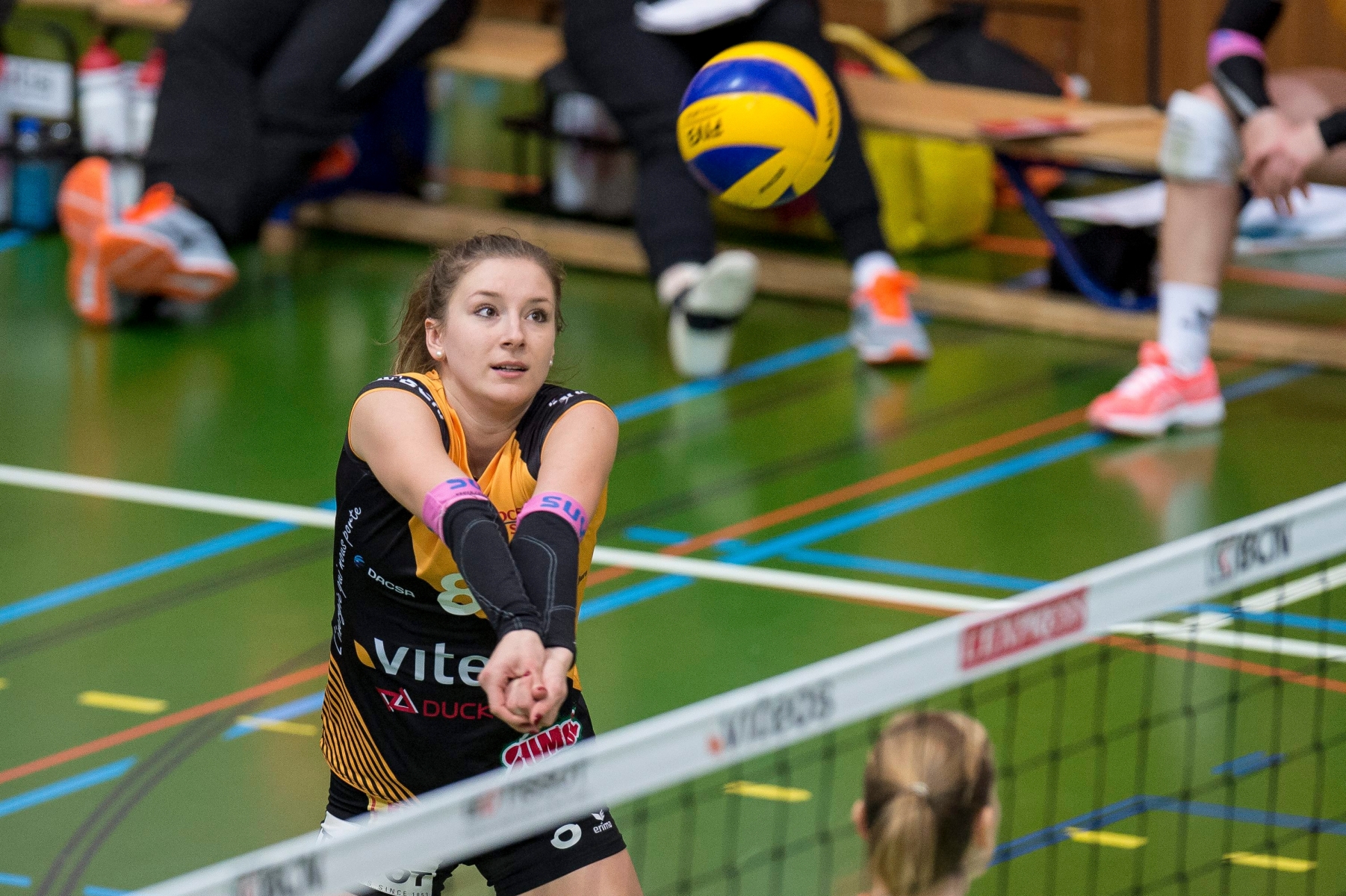 Volleyball : NUC - Lugano
Monika Chrtianska (8)

Neuchatel, le 06.11.2016
Photo : Lucas Vuitel VOLLEYBALL
