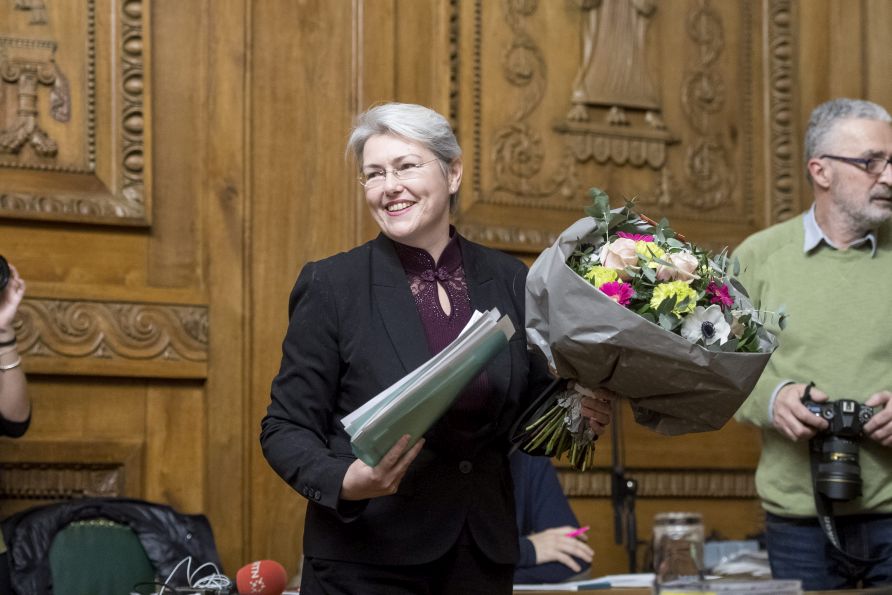 Anne-Françoise Loup, nouvelle présidente du Conseil général de Neuchâtel.