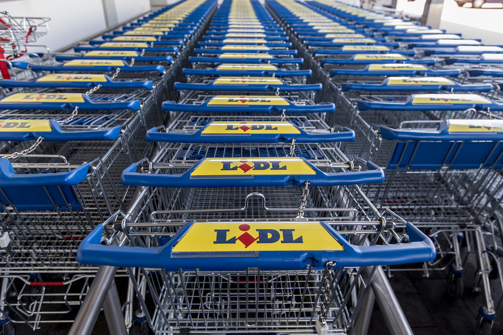 L'objectif de Lidl est d'ouvrir une centaine de magasins aux Etats-Unis d'ici un an. 