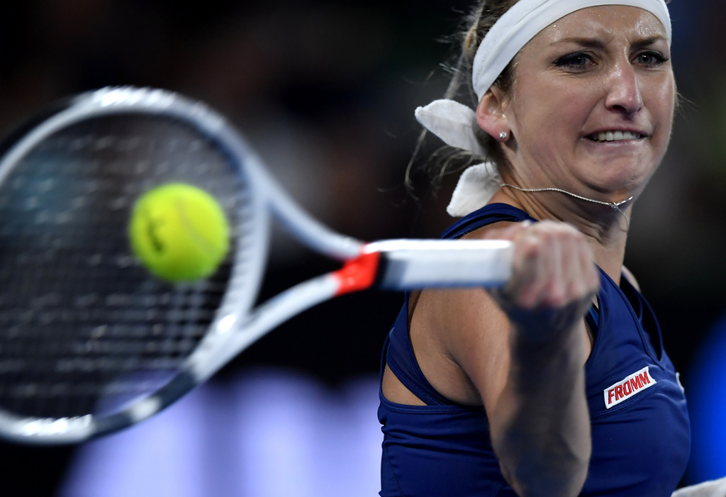 Timea Bacsinszky a abandonné au premier tour du tournoi de Doha.