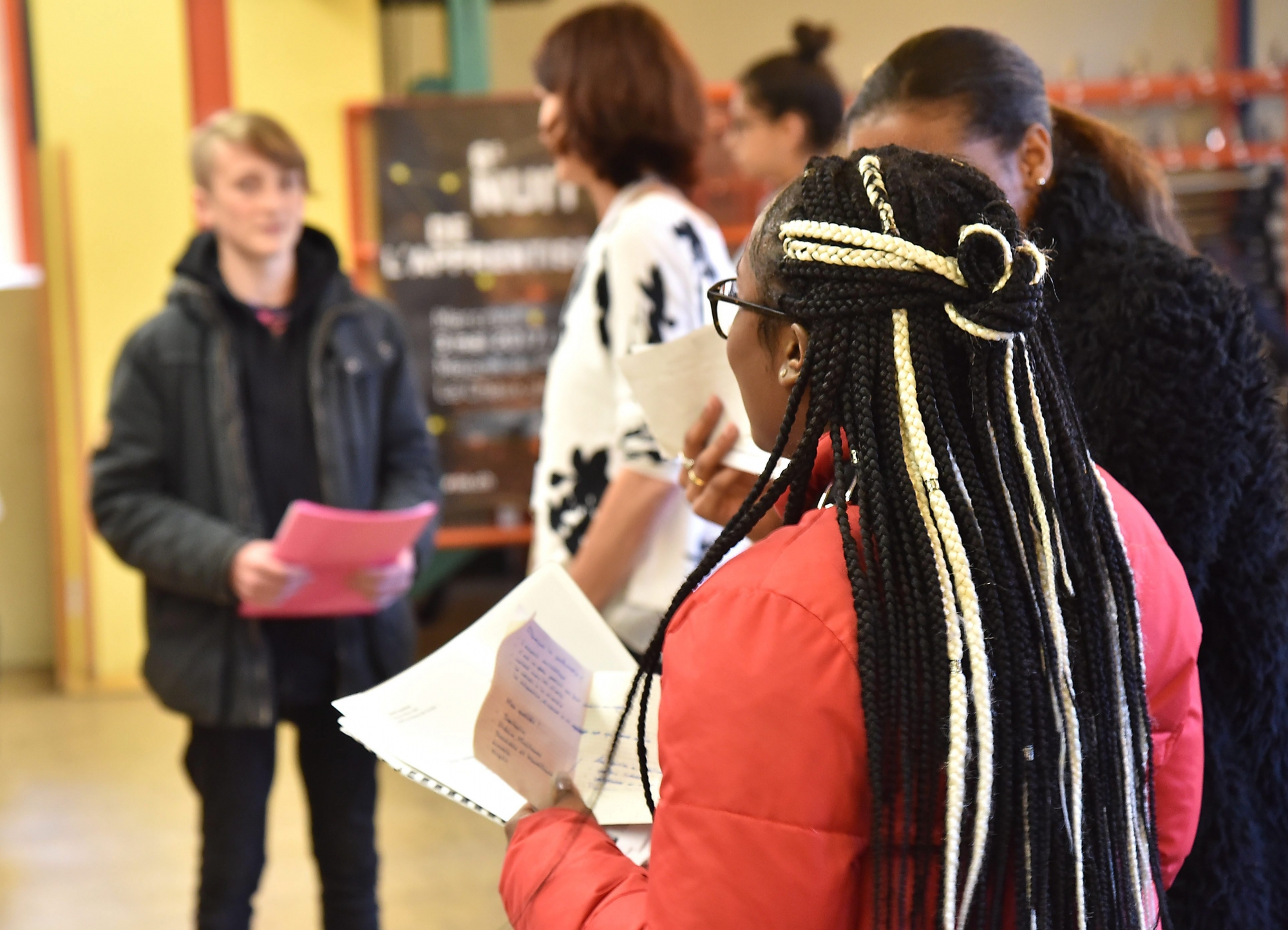 Organisation d un speed dating pour futur apprentis par le canton
La Chaux de Fonds 3 mai 2017
Photo R Leuenberger