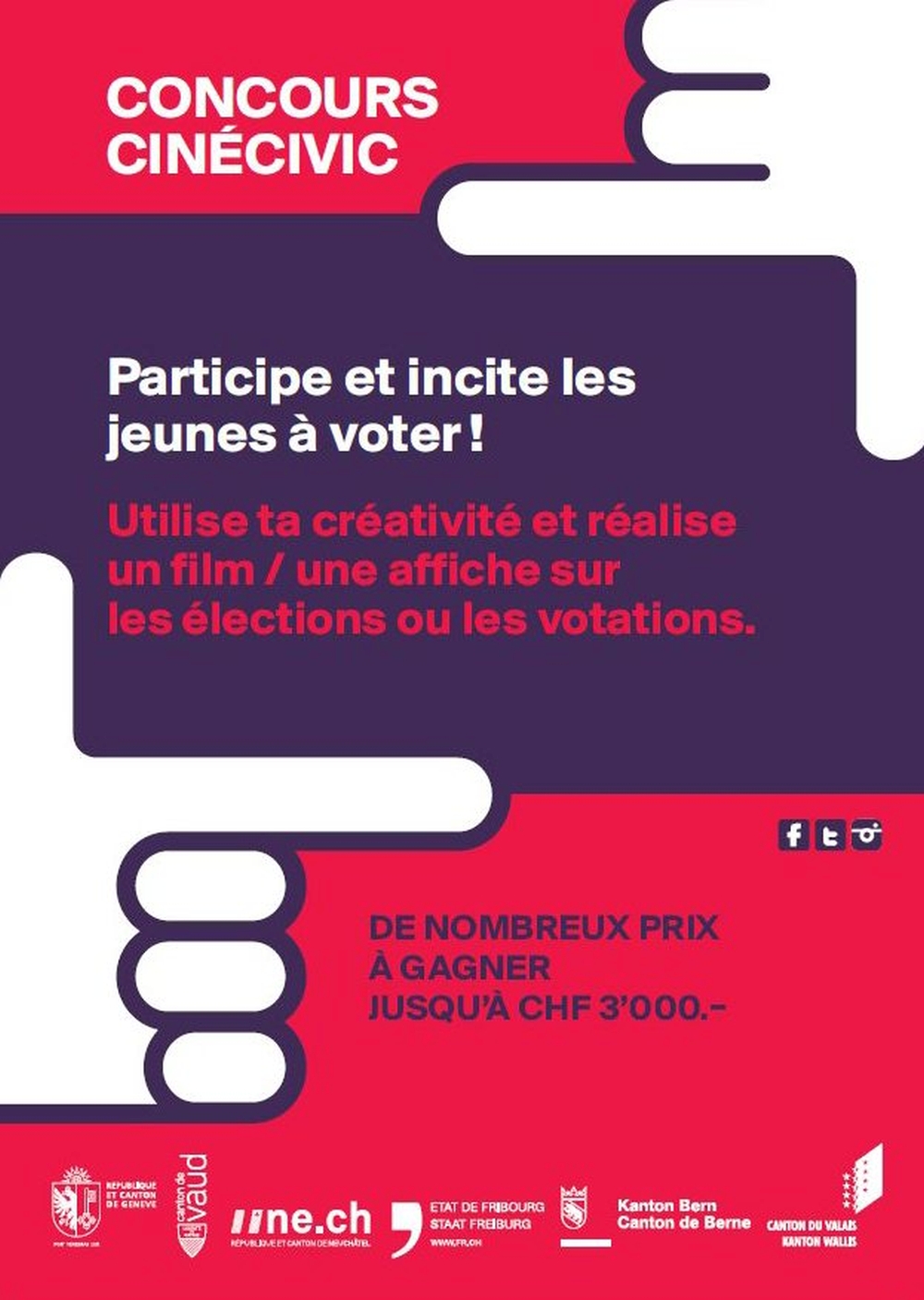 CinéCivic, le concours qui vise à promouvoir le vote auprès des jeunes.