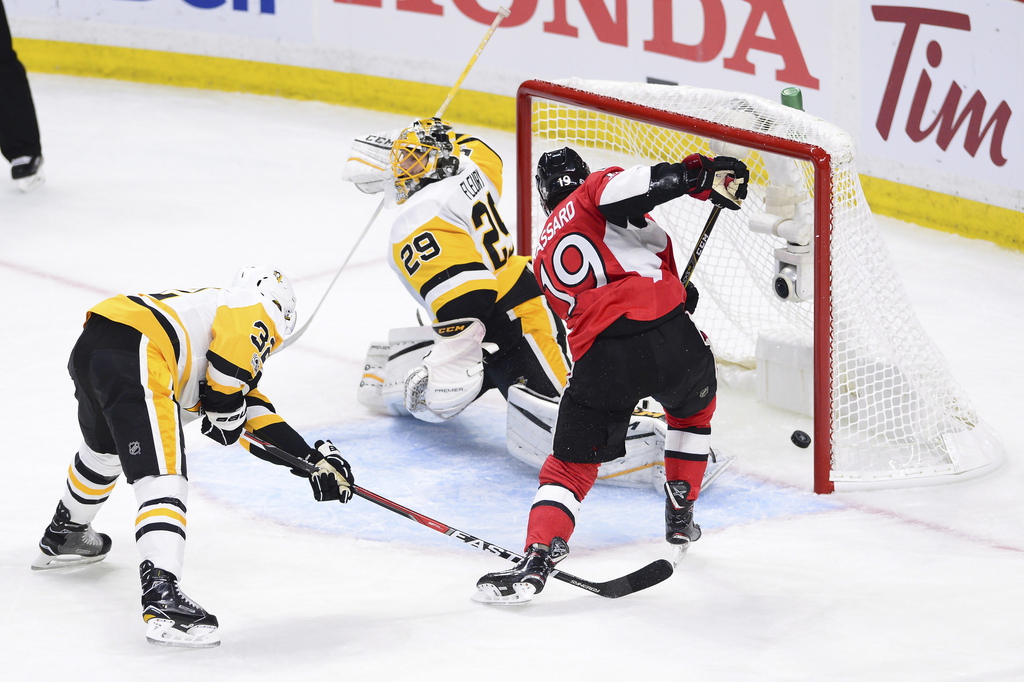 La demi-finale de NHL entre Ottawa et Pittsburgh se jouera lors d'un septième match.