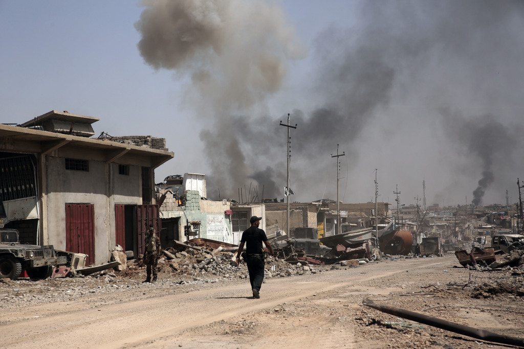 Ni la coalition, ni les forces irakiennes n'étaient au courant que des civils ou des explosifs se trouvaient dans le bâtiment ciblé, a conclu le rapport rendu public jeudi. (Illustration)