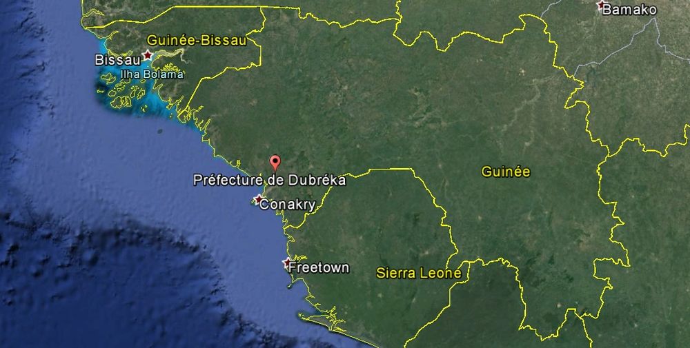 L'accident est survenu près de Dubréka, ville à environ 50 kilomètres de la capitale, Conakry.