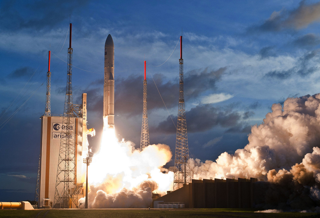 Ariane 5 lors d'un précédent lancement en juillet 2012.