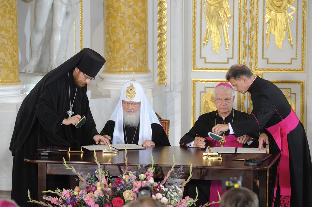 Le patriarche Kirill poursuit sa visite en Pologne.
