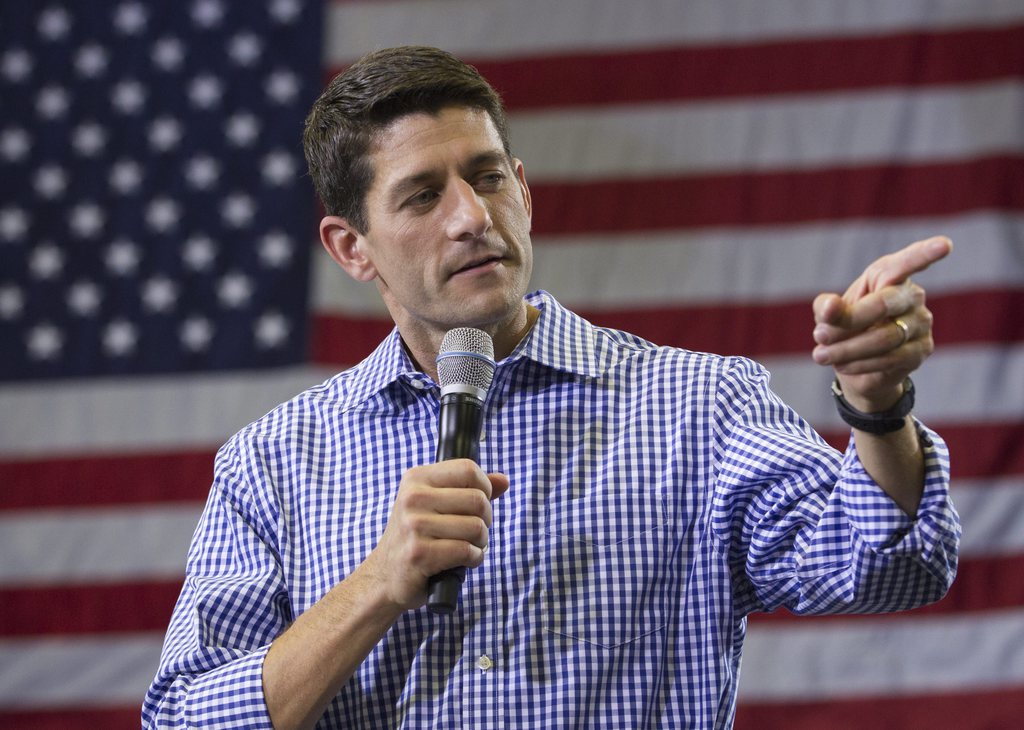 Le candidat républicain Paul Ryan vise la vice-présidence au côté de Mitt Romney.