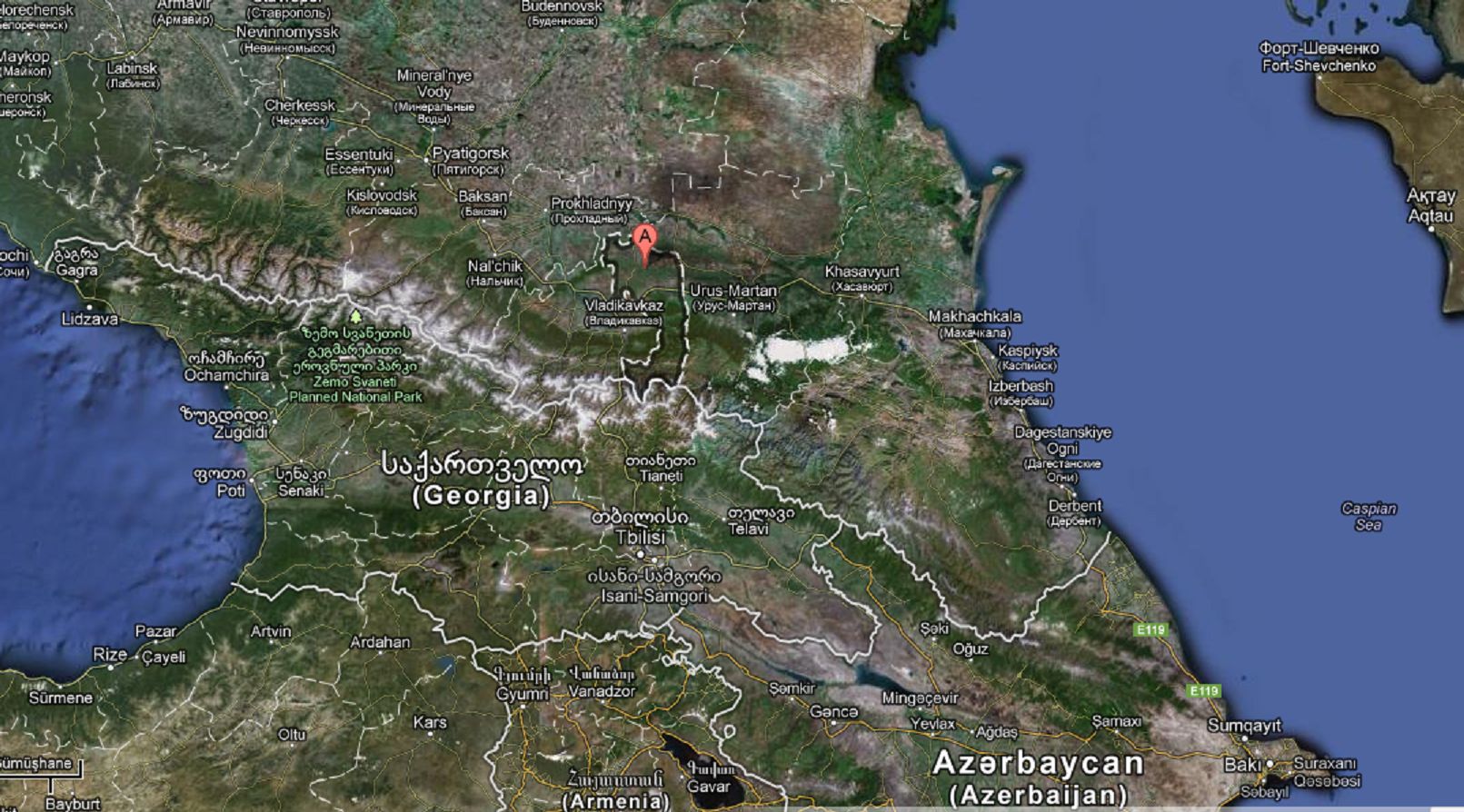 L'attentat a eu lieu en Ingouchie, proche de la frontière avec la Géorgie.