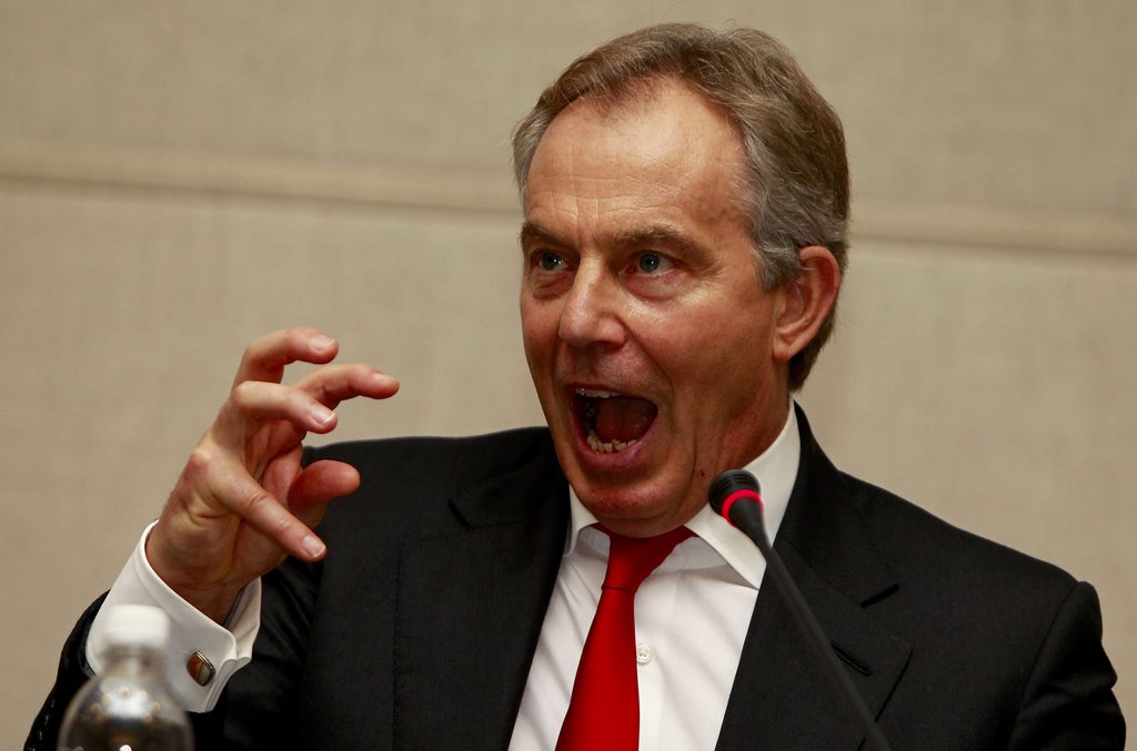 L'ancien premier ministre britannique Tony Blair.