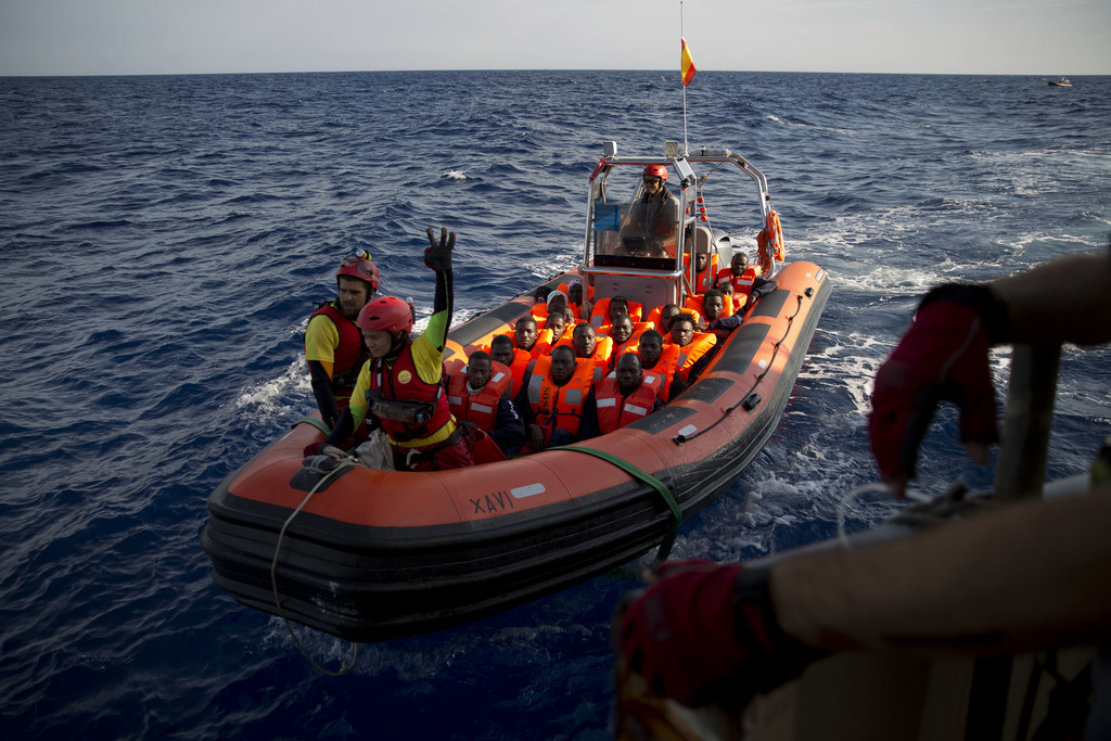 Dimanche, plus de 3300 migrants avaient déjà été secourus en Méditerranée au cours de 31 opérations distinctes. (illustration)