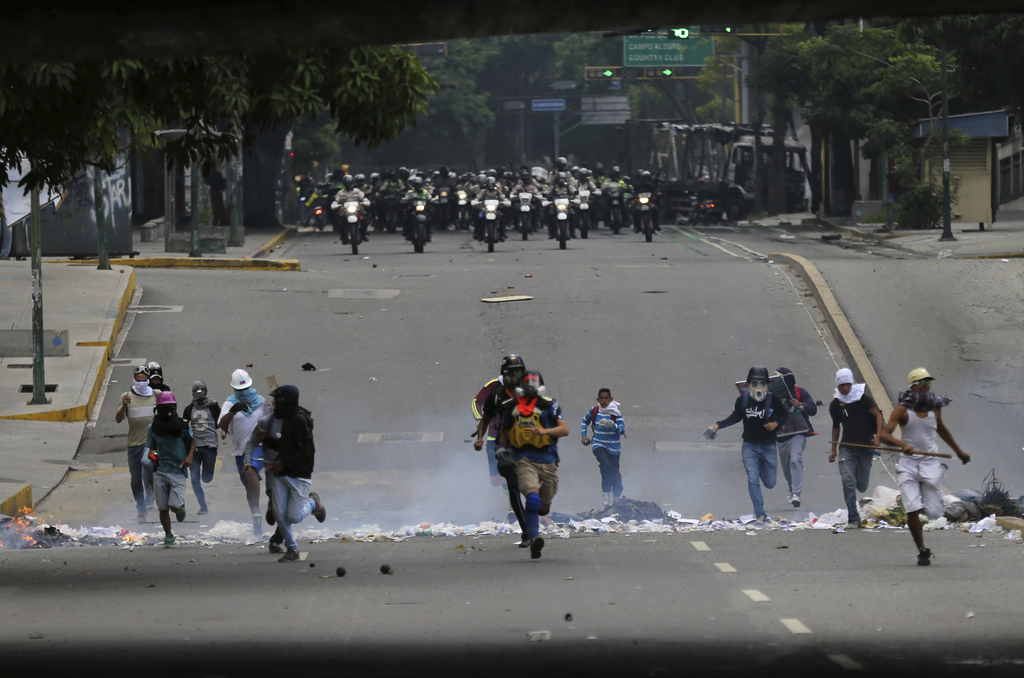 Les manifestations anti-Maduro n'ont pas cessé depuis le mois d'avril au Venezuela.