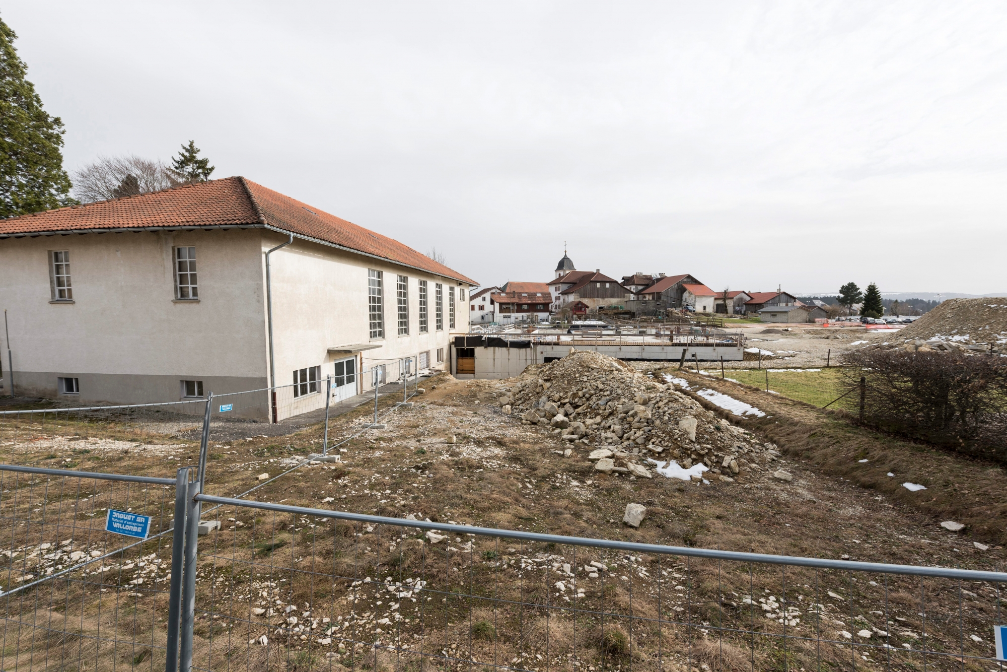 Le chantier du nouvel espace communal

Les Bois, le 22 fevrier 2016
Photo: Lucas Vuitel

 LES BOIS