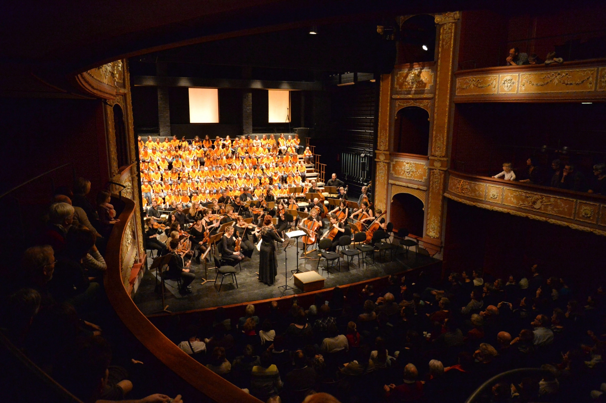 La comédie musicale "Hans le hérisson", en 2014 au théâtre de L'Heure bleue, à La Chaux-de-Fonds.