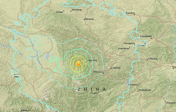 Le tremblement de terre est survenu à 19h20 locales (13h20 GMT) dans une zone reculée du Sichuan.