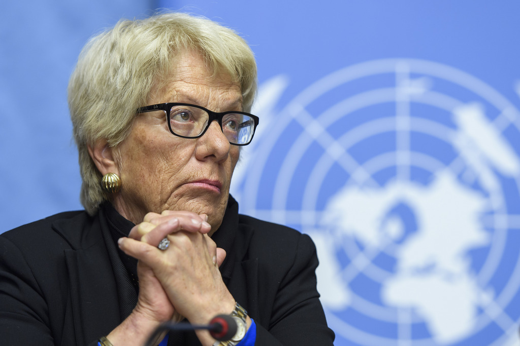 Carla del Ponte, frustrée, a décidé d'abandonner.