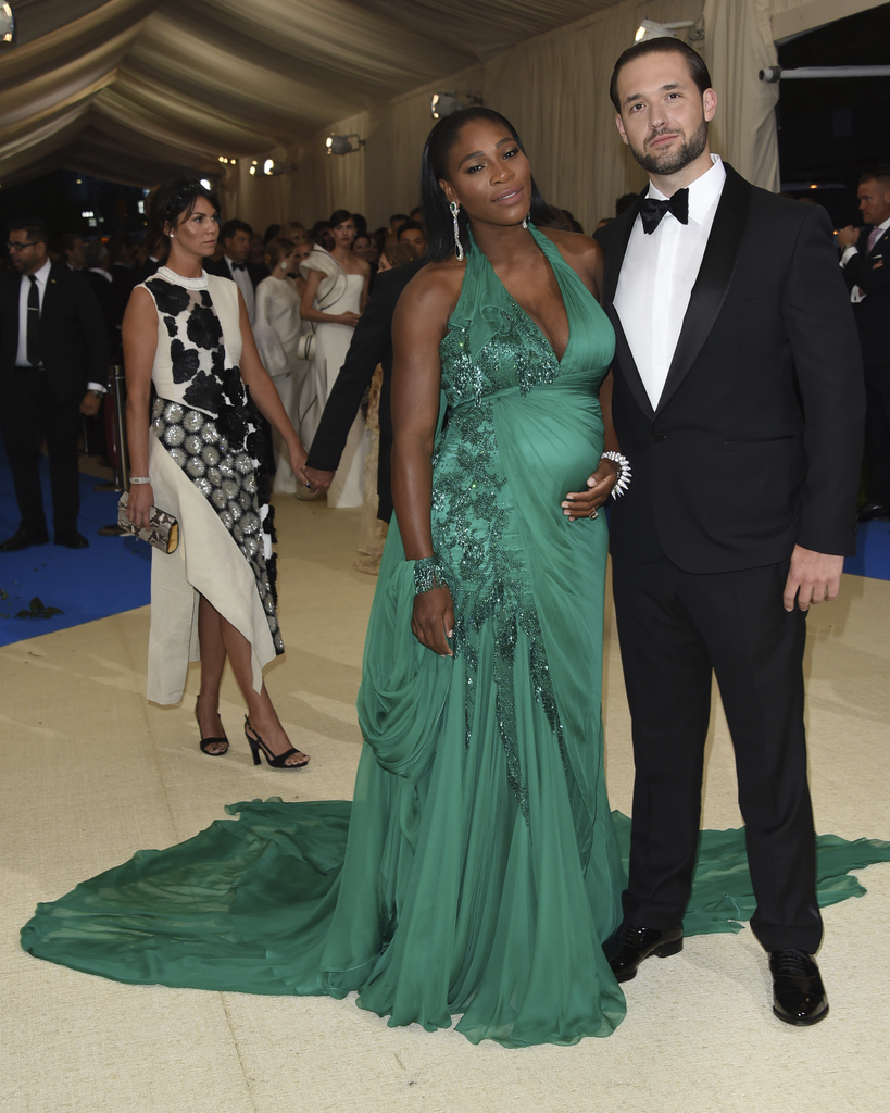 Serena Williams et son fiancé Alexis Ohanian, un entrepreneur américain d'origine arménienne.