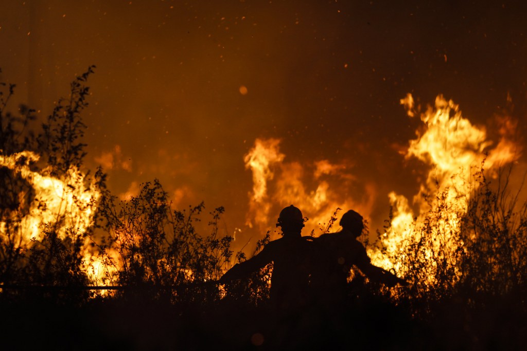 Plus de 990 pompiers sont mobilisés, 305 véhicules et quatre hélicoptères and avions. 