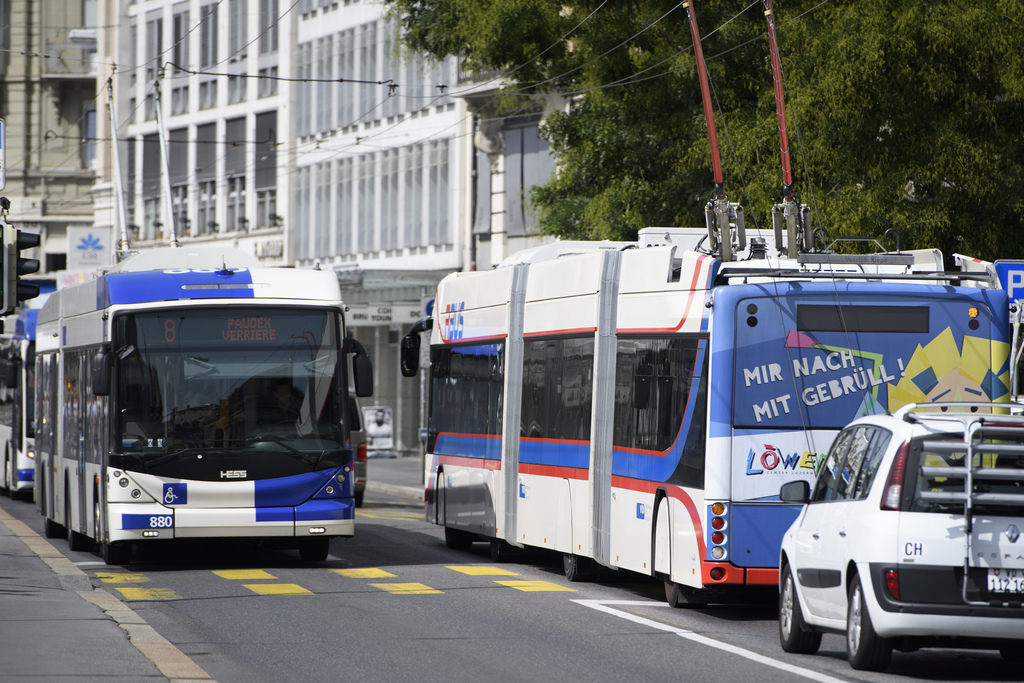 Ces prochaines semaines, le trolleybus lucernois circulera sur les lignes 7 et 9, les plus fréquentées du réseau.