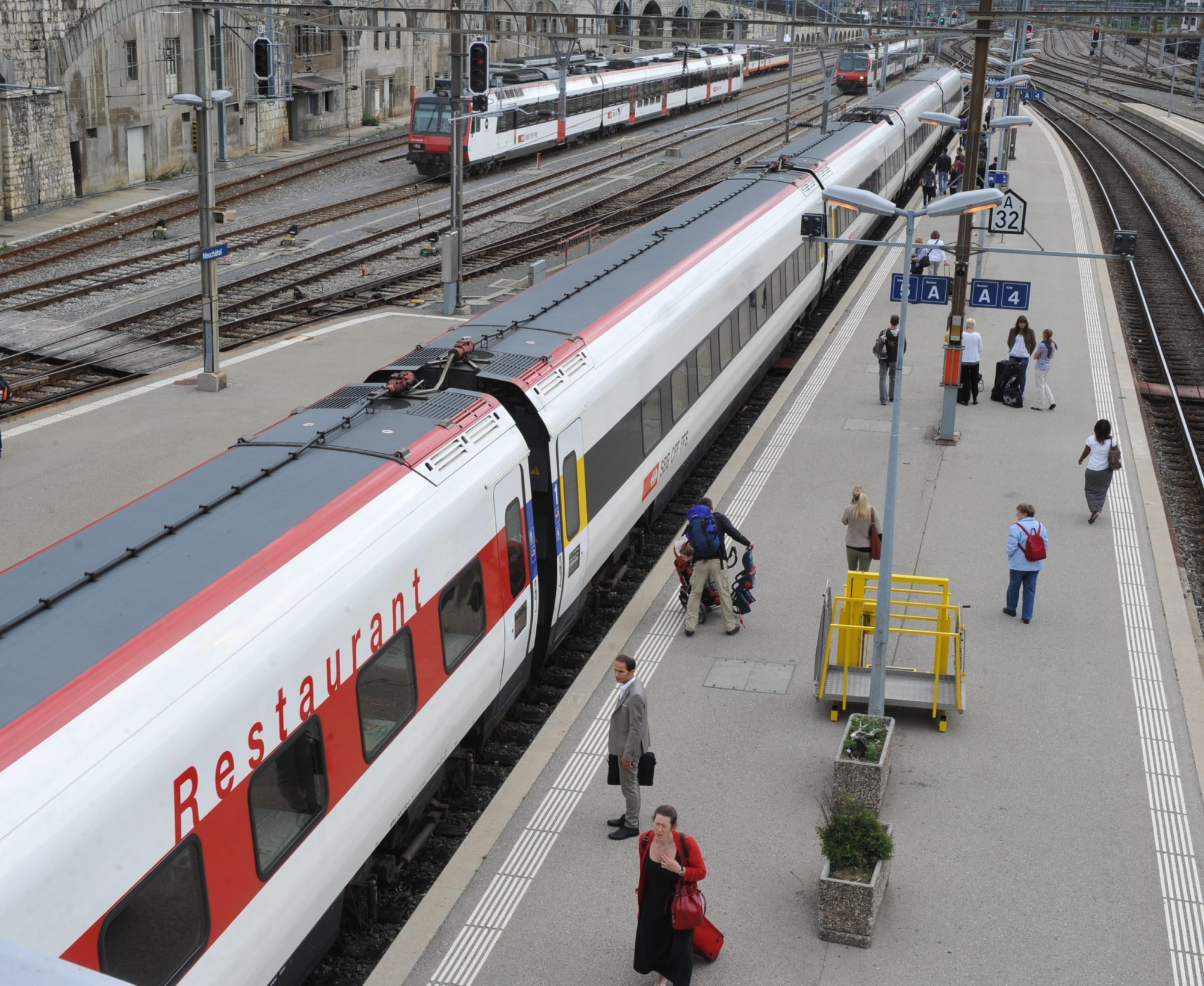 Le trafic ferroviaire transitant par Neuchâtel a été perturbé ce samedi matin. 