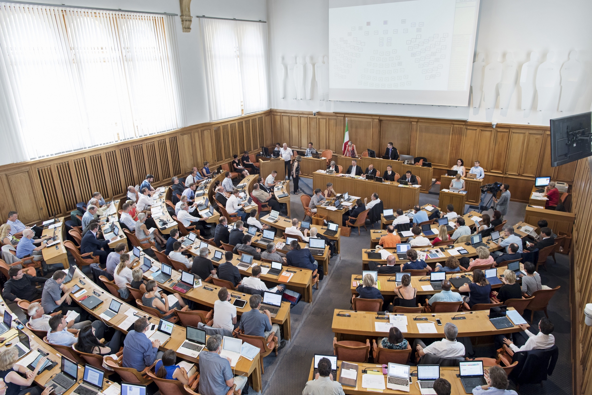 Dès 2021, le Grand Conseil comptera 100 députés au lieu de 115 actuellement.