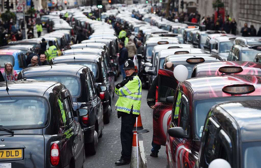 Les taxis officiels et les syndicats n'ont jamais relâché leur pression sur Uber. Ça a fini par payer (illustration).