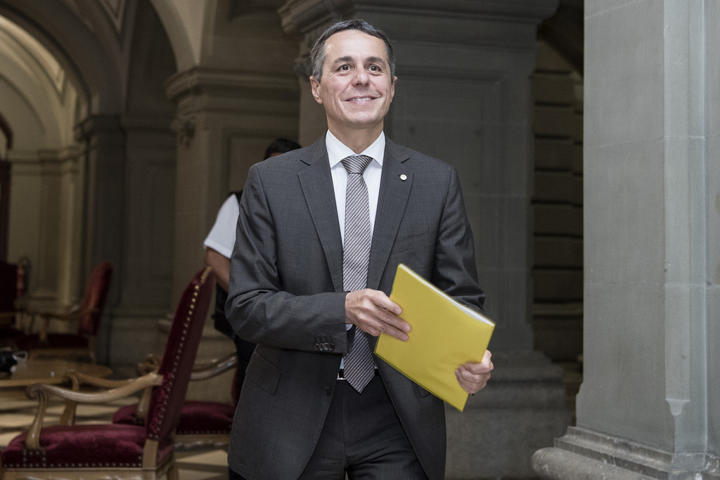 Ignazio Cassis est, selon le sondage du Matin Dimanche et de la Sonntagszeitung, le favori des citoyens suisses.