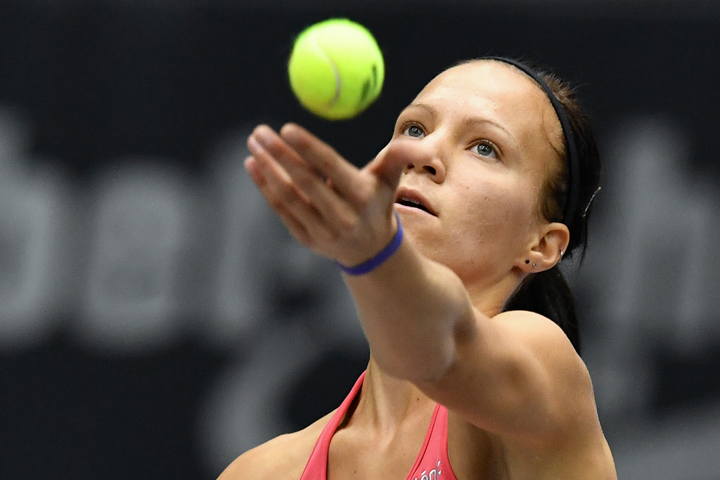 Viktorija Golubic s'est qualifiée en demi-finale en écartant la Suédoise Johanna Larsson (6-3 6-1). (Archives)