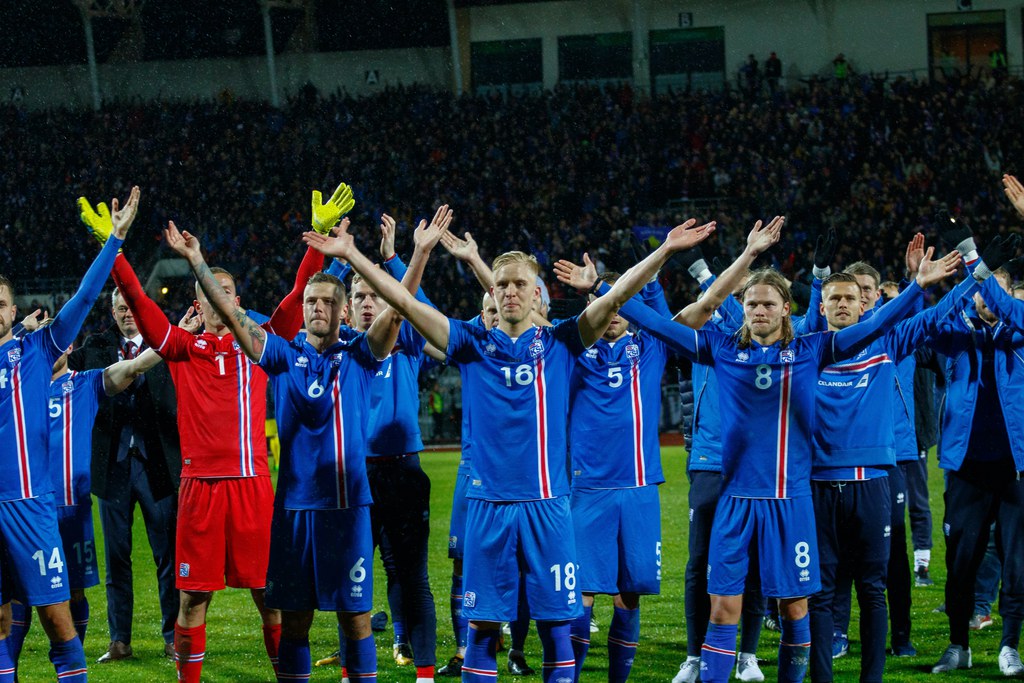 Comme d'habitude, les Islandais ont fêté leur exploit historique avec un "clapping".