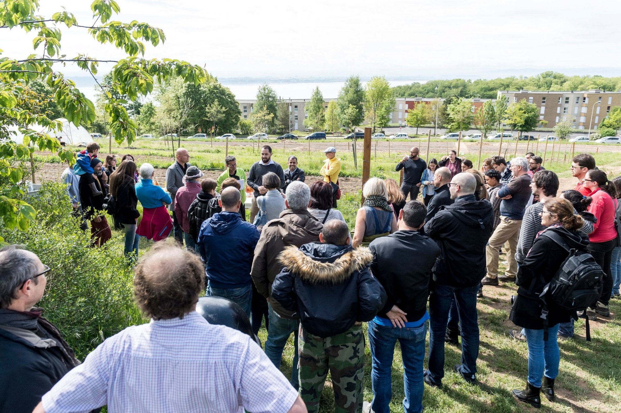 Inauguration des potagers urbains a Pierre-a-Bot

Neuchatel, le 13 mai 2017

Photo : Lucas Vuitel