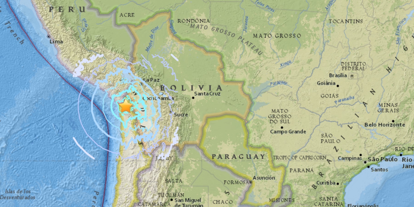 La secousse a été enregistrée à 70 km à l'est de la ville côtière d'Arica, proche de la frontière péruvienne.