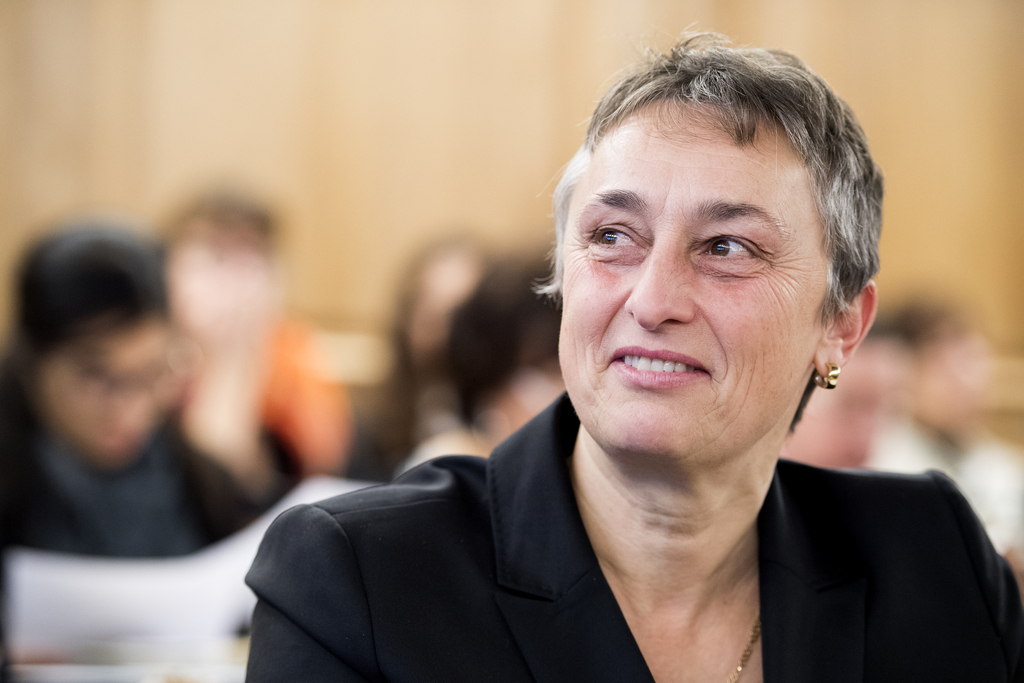 Marie Garnier (Verts) a été élue au Conseil d'Etat fribourgeois le 27 novembre 2016.