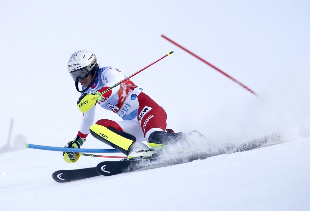 La skieuse d'Unteriberg a payé cher quelques approximations dans la seconde moitié du parcours.