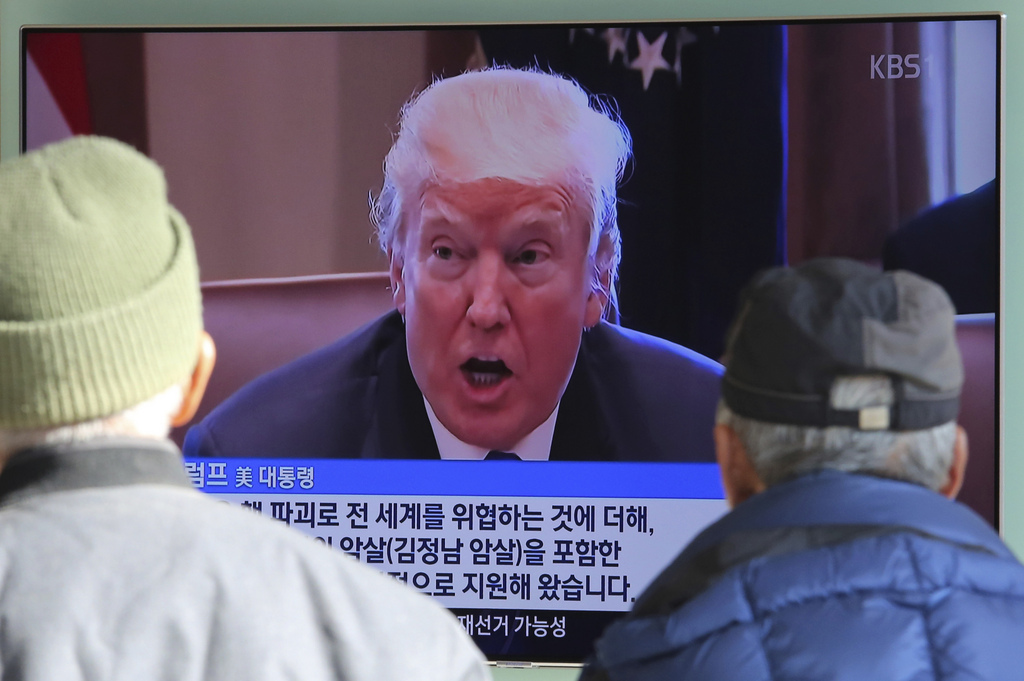 Pyongyang accuse le gouvernement du président américain Donald Trump de "vouloir la guerre nucléaire à tout prix".