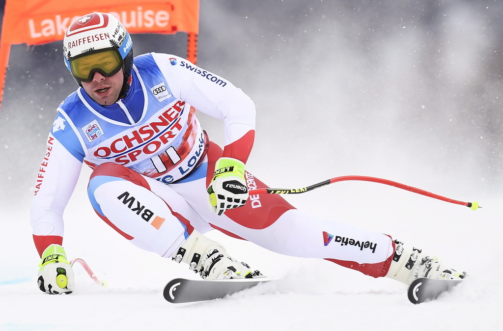 Beat Feuz a réalisé le meilleur chrono helvétique de l'entraînement.