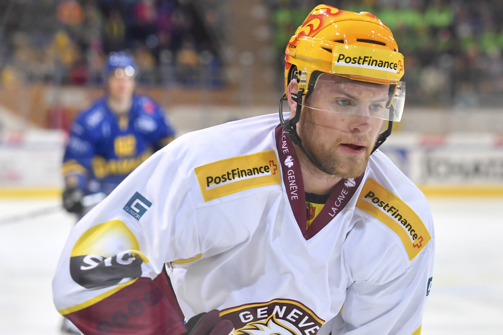 Richard Tanner (photo) et Genève-Servette se sont imposés 4-1 à Davos lors de la 27e journée de National League.