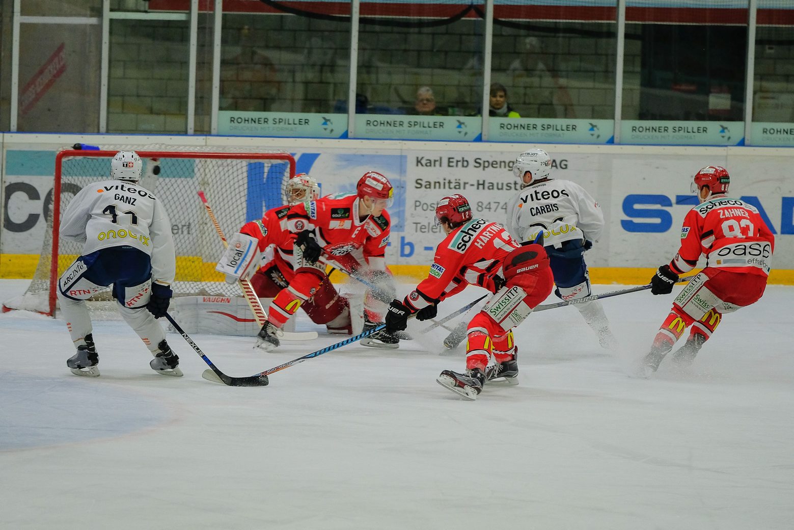Eishockey Swiss League EHCW - La Chaux-de-Fonds. Bild: Enzo Lopardo elo_swissleague