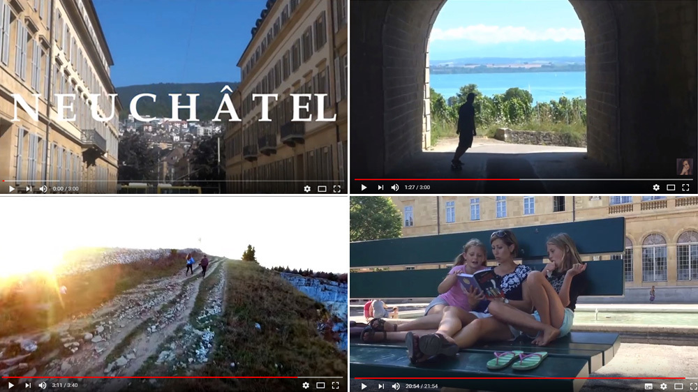 Les trois vidéos dressent un portrait bon enfant de la région.