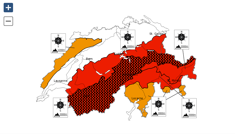 Le degré 5 a été décrété sur l'ensemble du Valais.