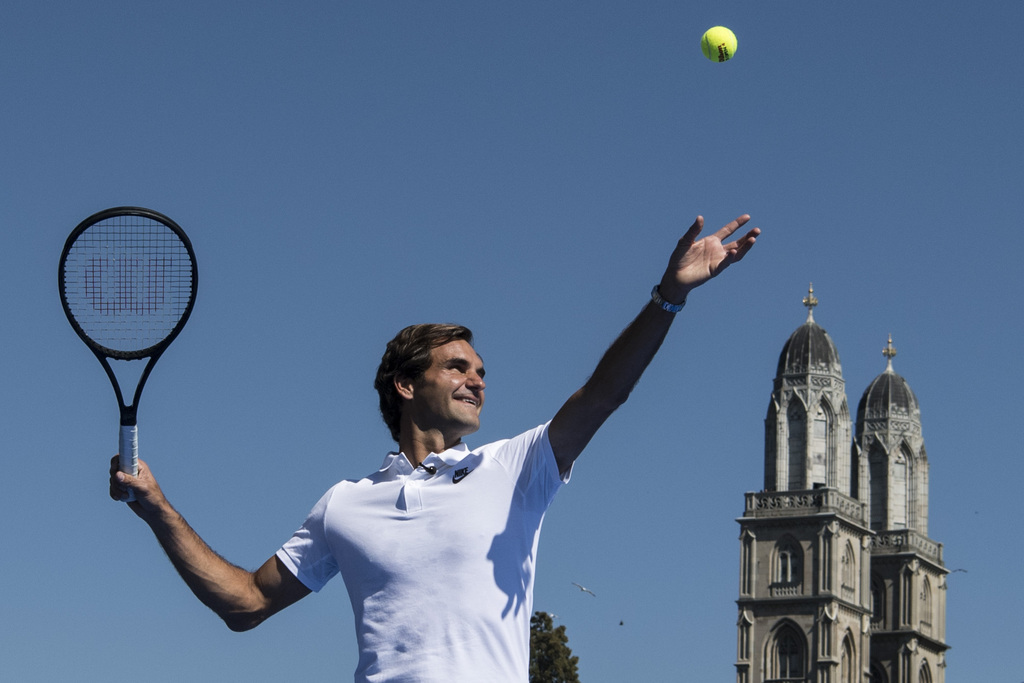 Parmi les thématiques analysées, le nom de Roger Federer est de loin le plus mentionné, relève l'instance de promotion de l'image de la Suisse à l'étranger.