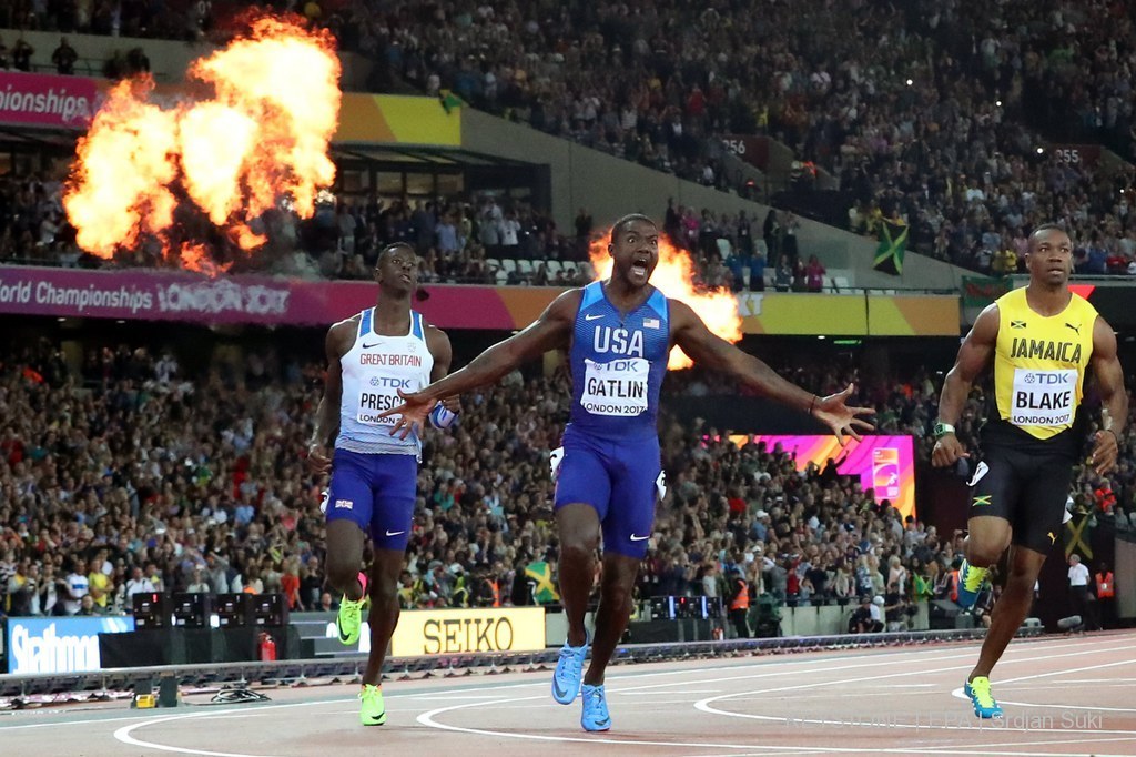 Justin Gatlin avait créé la surprise à Londres en battant l'icône Usain Bolt. Le public lui avait rappelé son lourd passé en le huant à plusieurs reprises durant les qualifications.