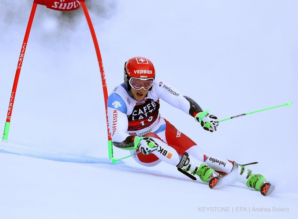 Justin Murisier est clairement le meilleur géantiste suisse en cette saison olympique (archives).