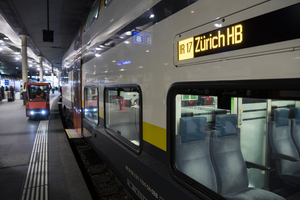 La mesure est actuellement testée dans les trains de la région zurichoise.