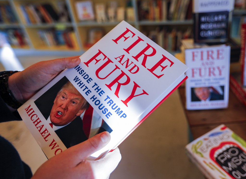 Le débat sur la personnalité du 45e président des Etats-Unis a été relancé par la publication vendredi de cet ouvrage "Fire and Fury: Inside the Trump White House" ("Le feu et la colère, dans la Maison Blanche de Trump").