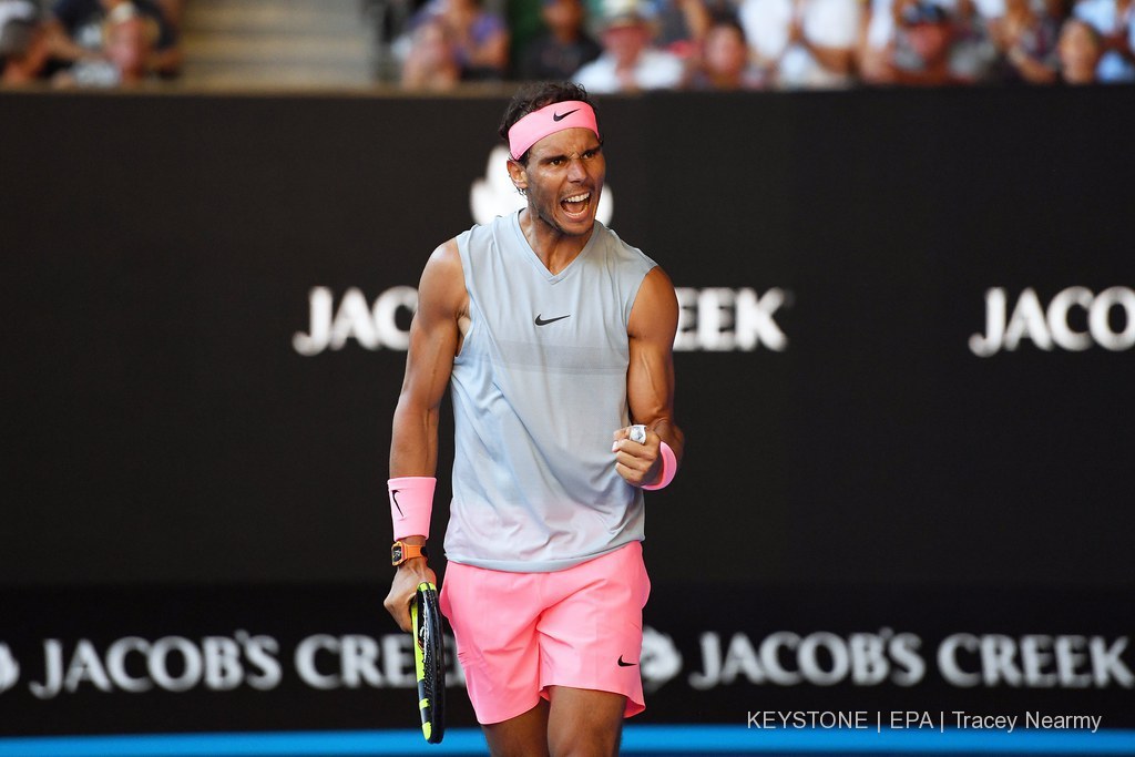 Rafael Nadal a élevé son niveau de jeu dans le tie-break du troisième set pour éliminer Mayer.