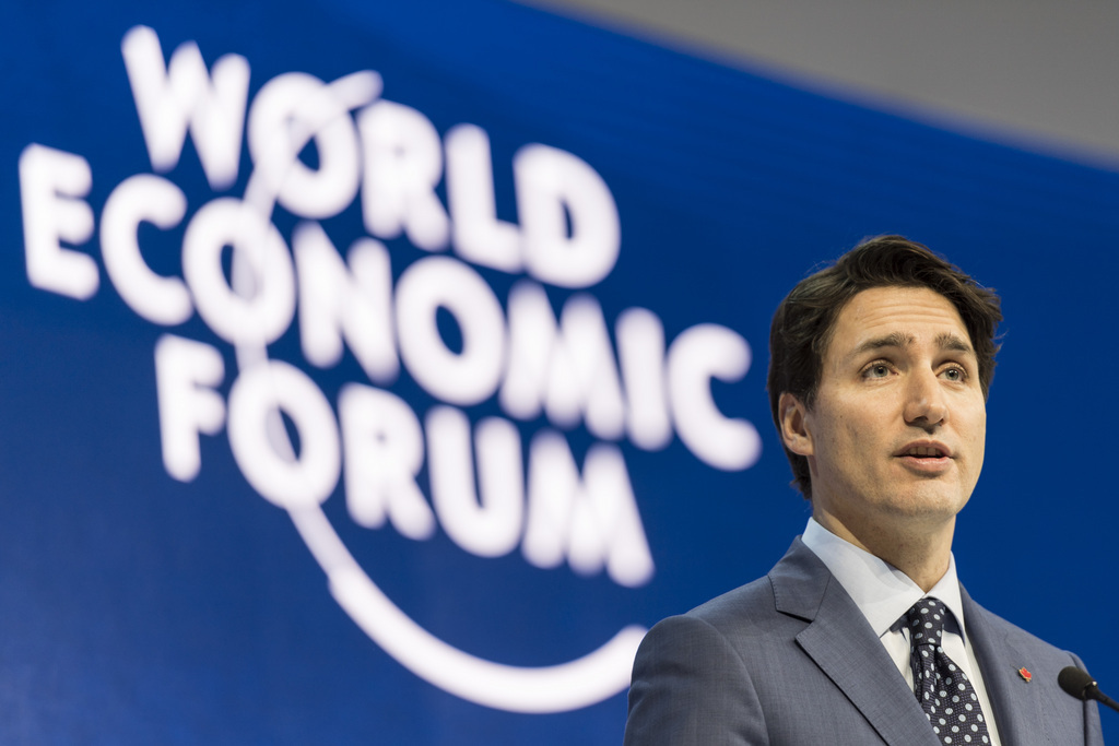 Justin Trudeau a affirmé au Forum économique mondial que la diversité était un moteur économique fort.