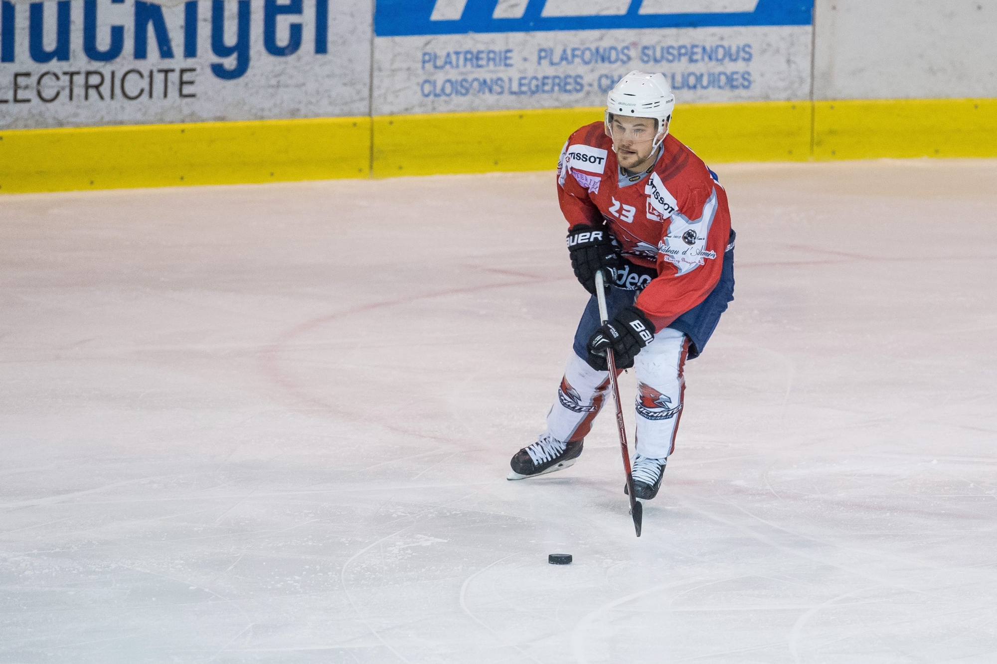 Hockey sur glace : HC Universite - Thoune
Adam Rundqvist (23)

Neuchatel, le 27.09.2017
Photo: Lucas Vuitel HOCKEY SUR GLACE