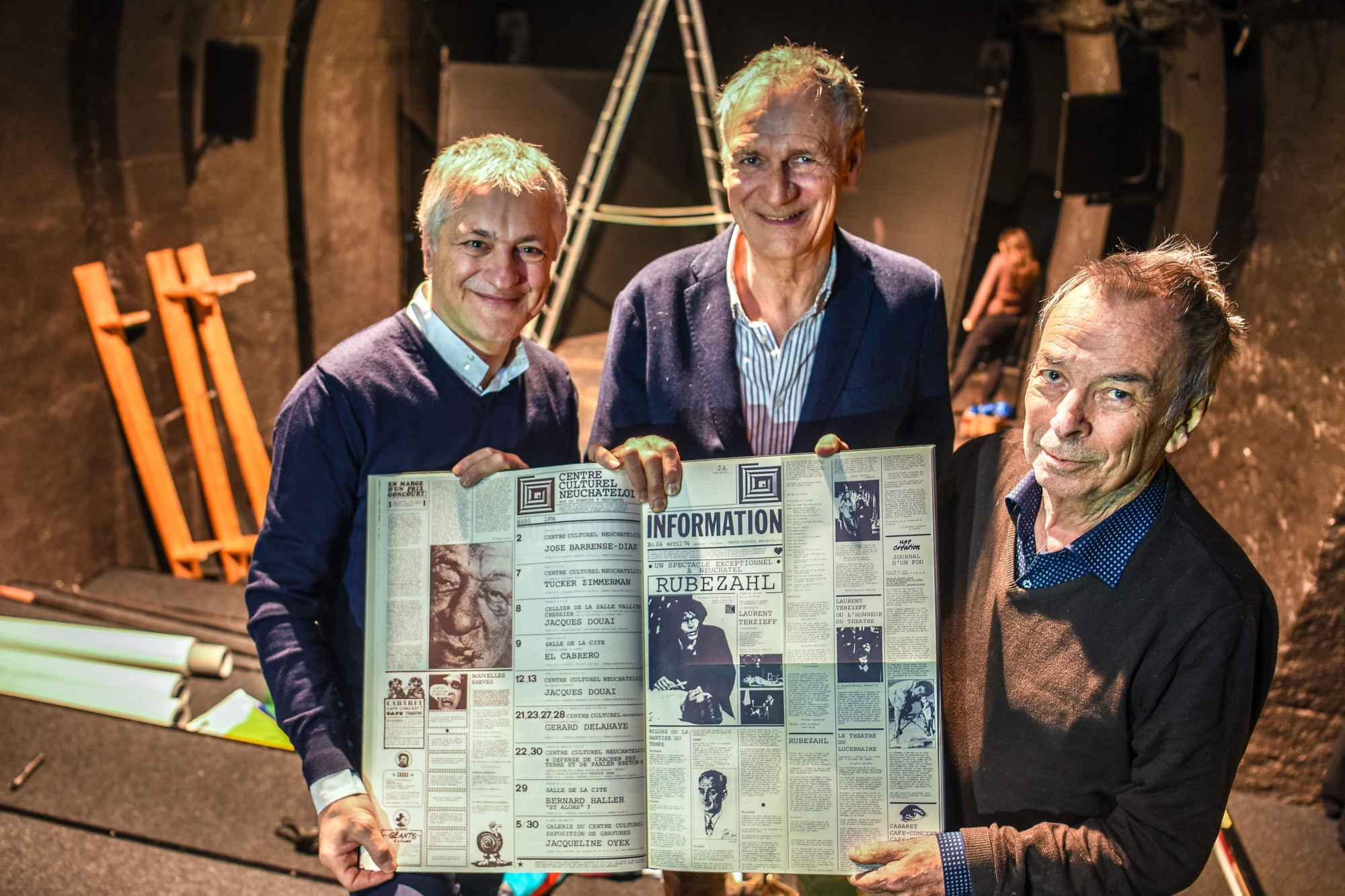 50eme anniversaire du théâtre du Pommier.

Jacques De Montmollin, Jacques Rossat, Roberto Betti.


NEUCHATEL 6/02/2018
Photo: Christian Galley