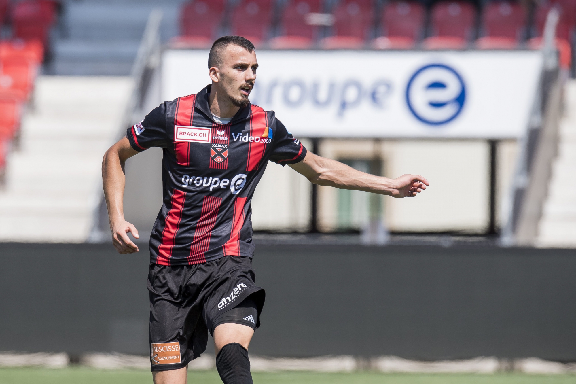 Arbenit Xhemajli est blessé à une cheville. Photo: Lucas Vuitel