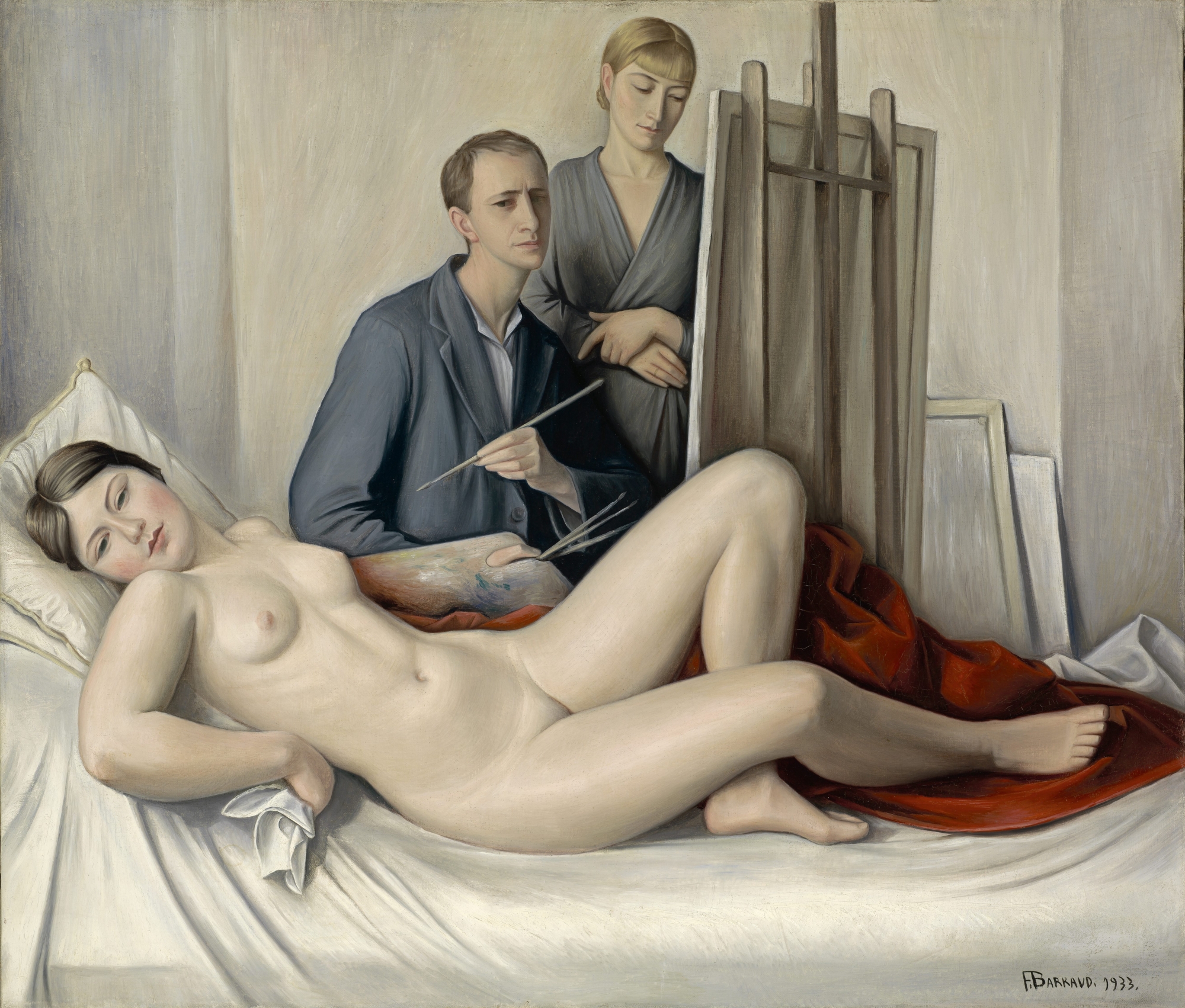 François Barraud, "La séance de peinture", 1933